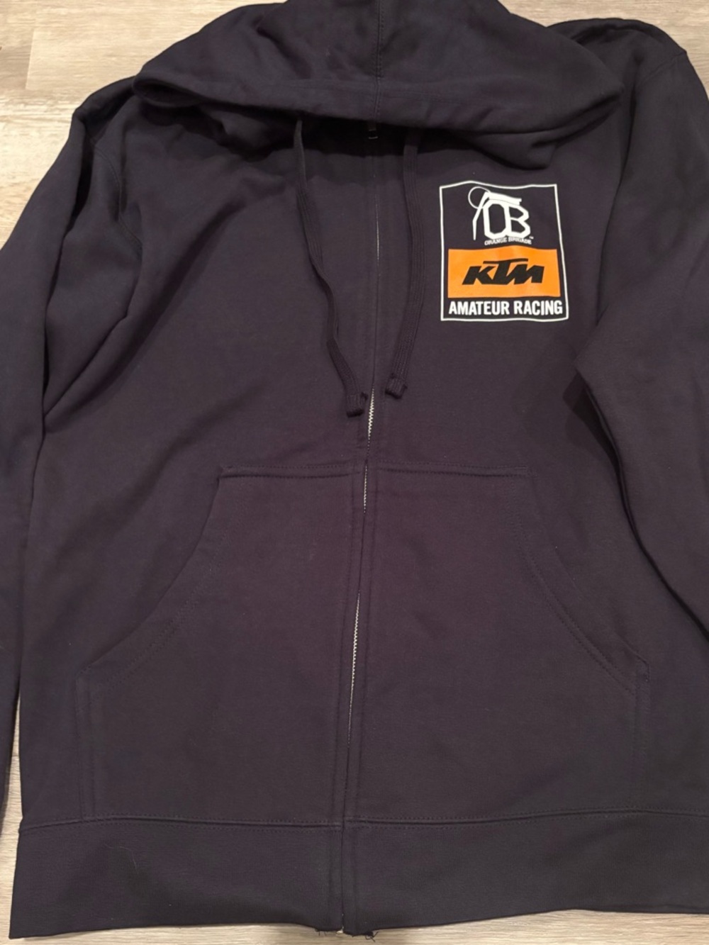 NWOT KTM RACE TEAM ZIP HOODIE - Picture 2 of 4
